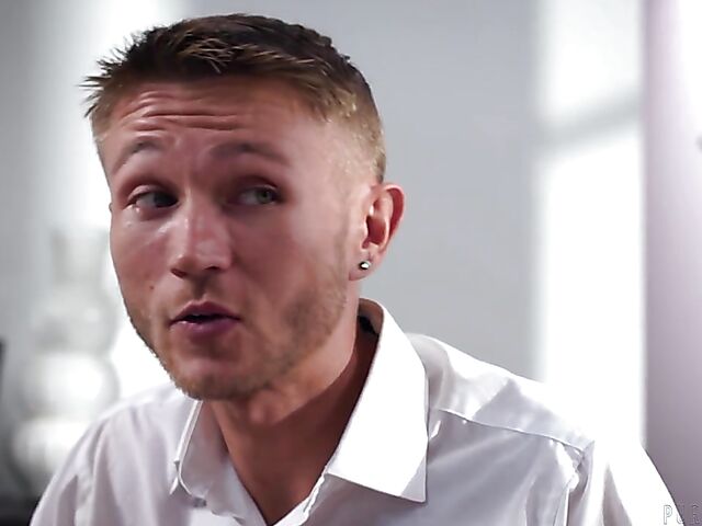 Skinny teen stepsister Maya Woulfe gets blackmailed into sex