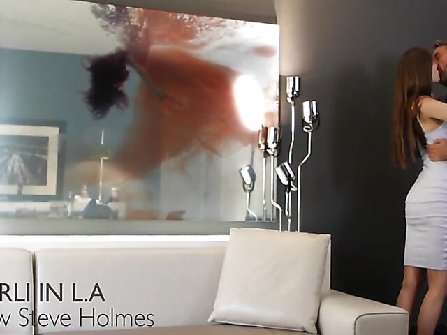 Cute babe Charlotte Star makes love to lucky old man Steve Holmes