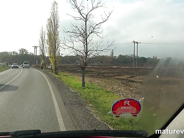 Mature and young boy group fuck in a van