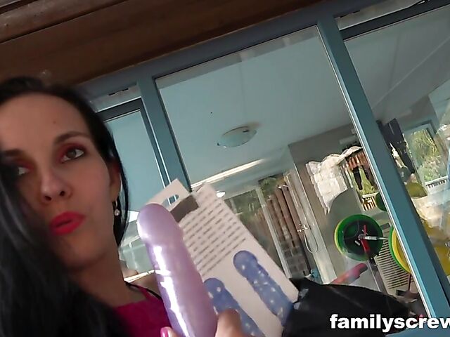 Boys and slutty milfs have group sex outside