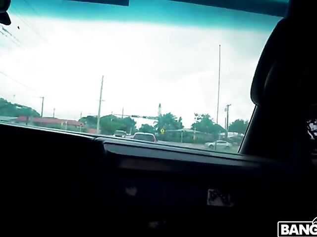 Pick up fuck in a van for cash with Mae Milano