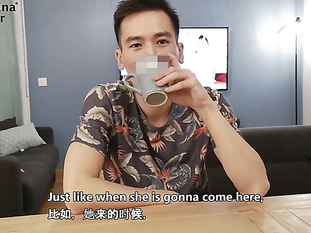 Asian guy white girl facefuck and doggystyle with sleepy blonde Roxy Risingstar