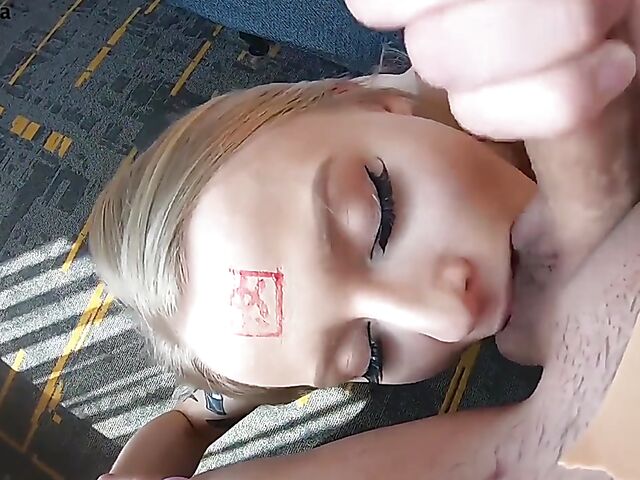  Asian cock blowjob POV with blue-eyed white girl Paris White