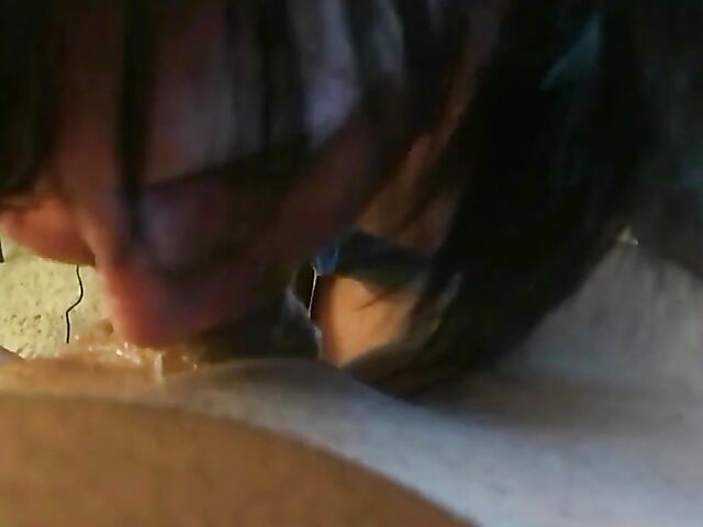 Extreme facefuck with a brunette whore