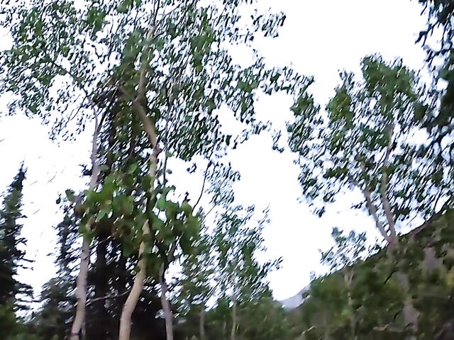 POV outdoor threesome in Alaska mountains with AKGingersnaps and Lana Mars