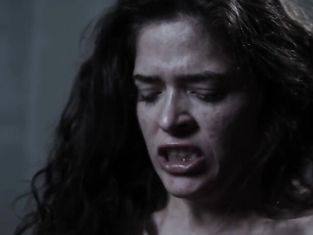 Naked and helpless BDSM slave Victoria Voxxx gets ruthlessly punished by her master