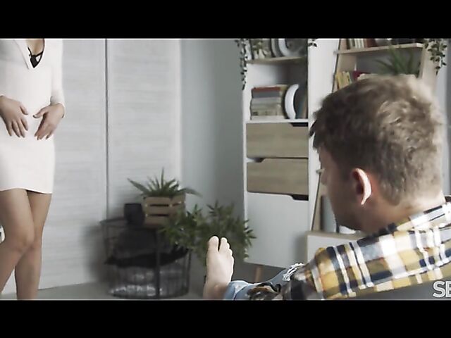 European babe Alexis Crystal gets in the mood for passionate sex