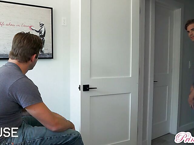 Sex on the couch and cum in pussy with Lilly Bell