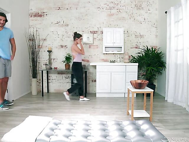 Nuru massage fuck with curious Paige Owens