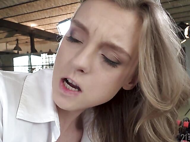 School uniform anal with euro slut Lily Ray