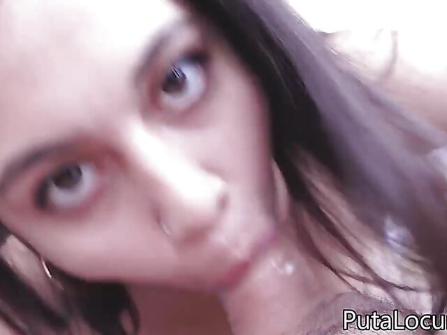 Young chubby Spanish girl Monica Conde gets nasty with Torbe