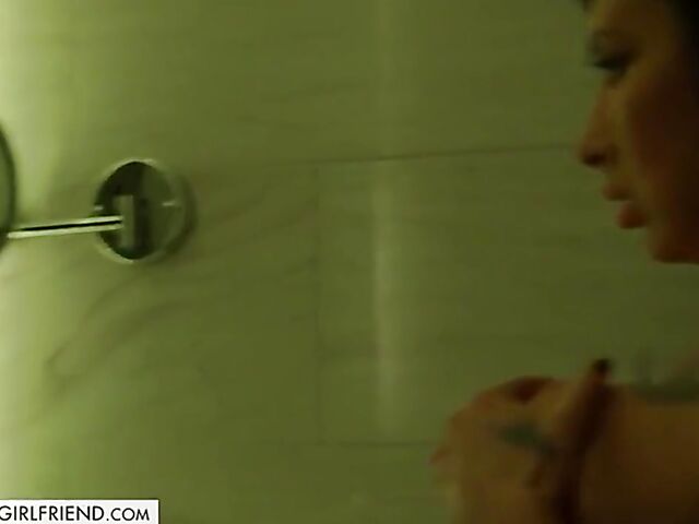 Lily Lane - Tatted up MILF escort with big fake boobs doing it hard tonight