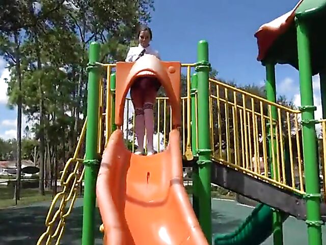 Nice three girls one guy 4some with schoolgirls Brie Klein, Bailey Base and Avery Moon