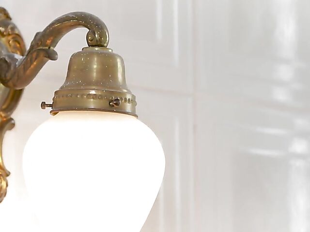 Big natural tits solo in the bathroom with Stella Cardo