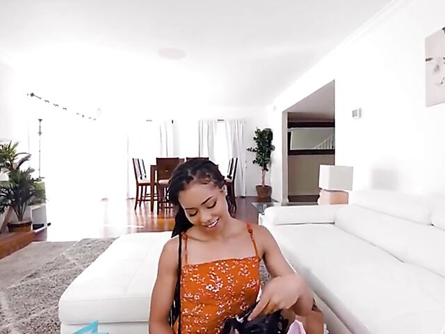 Virtual interracial FFM POV with Kira Noir and Eliza Ibarra