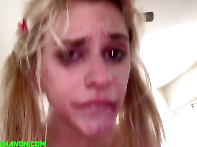 Chanel Shortcake - Very skinny teen rough fuck and deepthroat chronicles