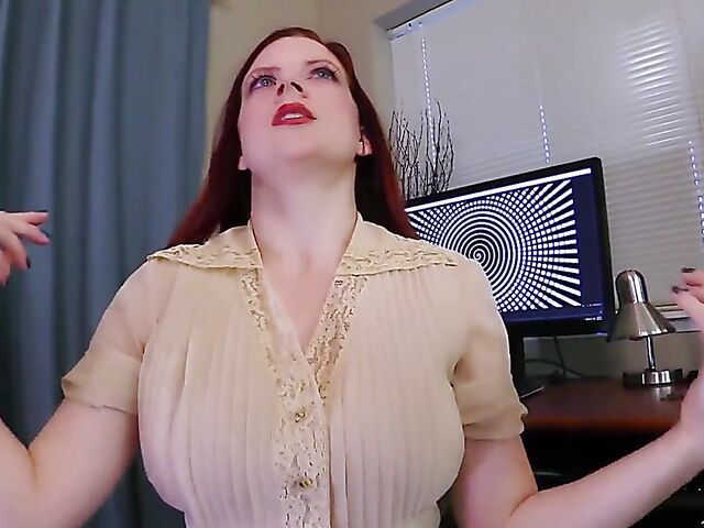 POV hypnotized fuck with red-haired sex therapist Lady Olivia Fyre