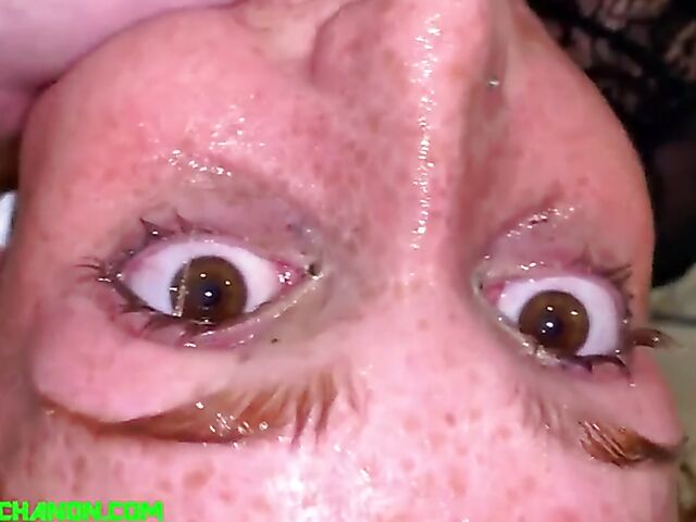 Extreme hardcore deepthroat video with ginger girl Jayme Rae