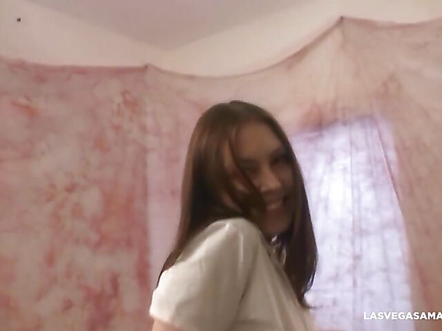 POV finger fuck with cute shaved babe Megan Loxx