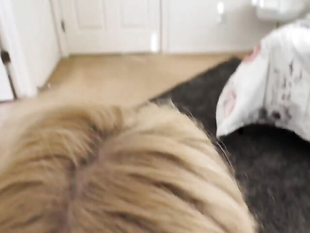 POV titjob, rimming and deep blow job with MILF Abby Adore