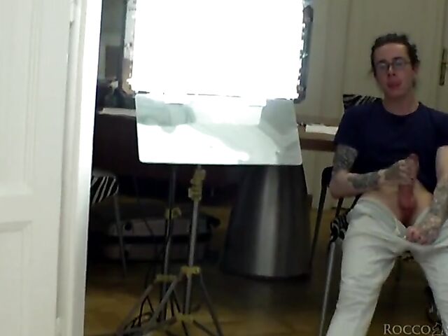 Rocco anal fucks pretty face slut Kira Thorn