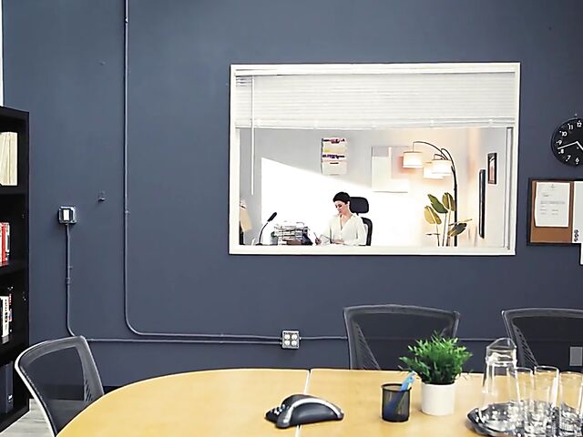 Please fuck my husband with female boss Olive Glass and her personal assistant Rebecca Vanguard