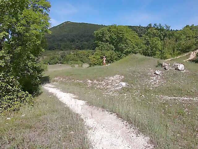 Natural busty sunbather Sofia Lee gets picked up and anal fucked by Porno Dan