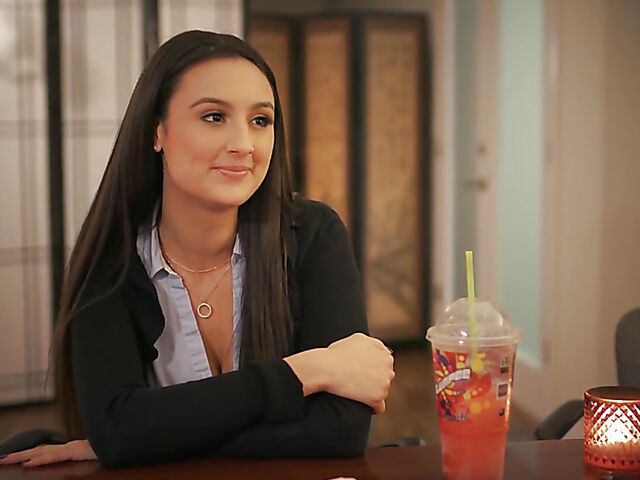 Brunette Eliza Ibarra and blonde Charlotte Stokely lesbian ecstasy