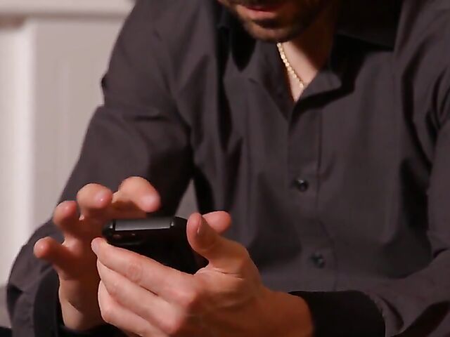 Tiny tits brunette Jenny Doll masturbates in the shower and fucks in the bedroom