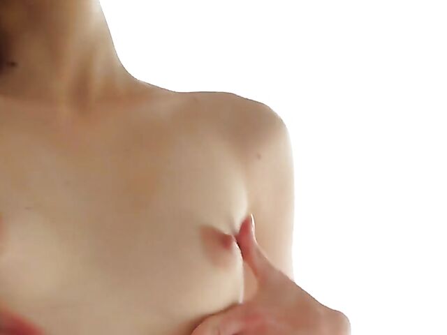 Teen dildo fun in a skyscraper with 18-year-old Sienna