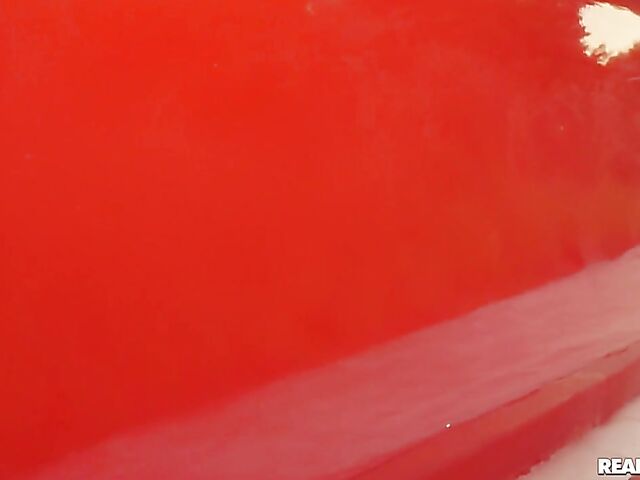 Car masturbation and sex outside with big tits latina Adara Love