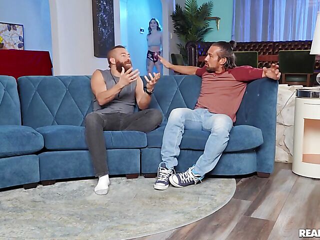 Blindfolded surprise for all-natural redhead Aria Kai