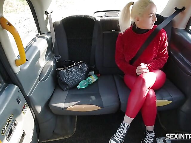 Liz Rainbow's hardcore taxi fuck adventure