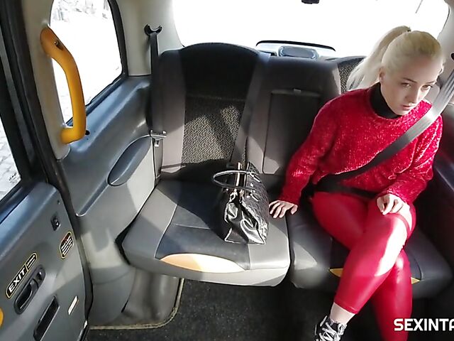Liz Rainbow's hardcore taxi fuck adventure
