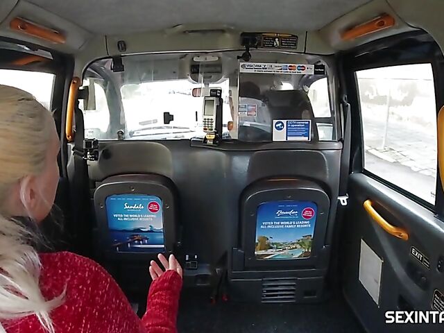 Liz Rainbow's hardcore taxi fuck adventure