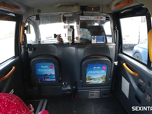 Liz Rainbow's hardcore taxi fuck adventure
