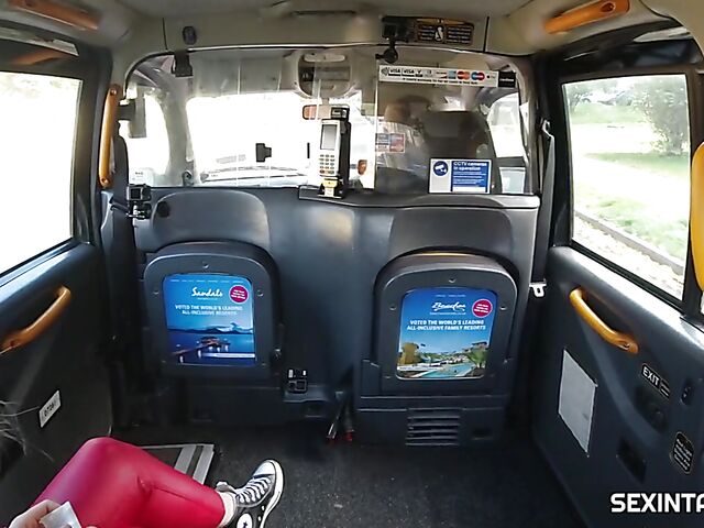 Liz Rainbow's hardcore taxi fuck adventure