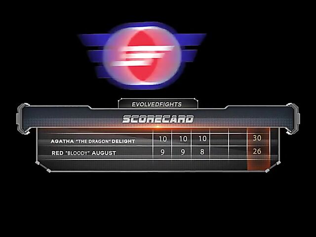 Lesbian wrestling sex with Red August and Agatha Delicious