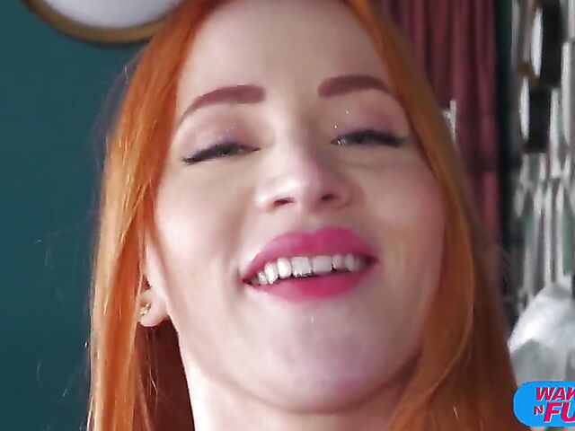 Kiara Lord - Juicy  redhead DP and butt fuck in her bed