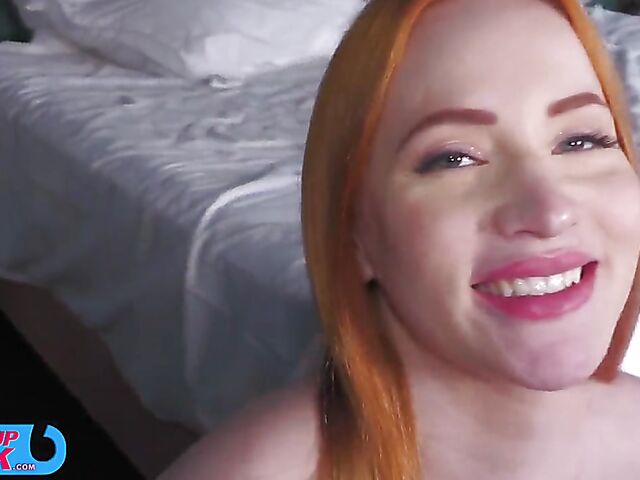 Kiara Lord - Juicy  redhead DP and butt fuck in her bed