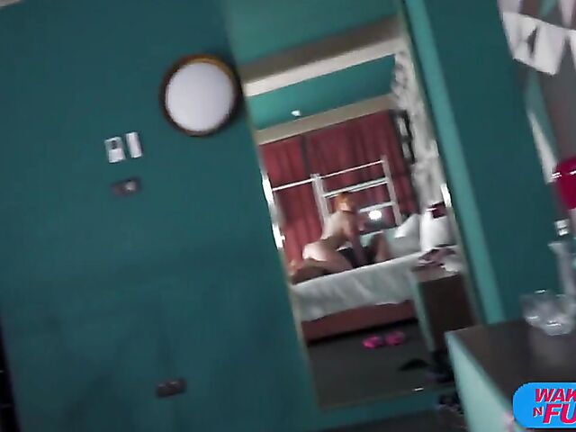 Kiara Lord - Juicy  redhead DP and butt fuck in her bed