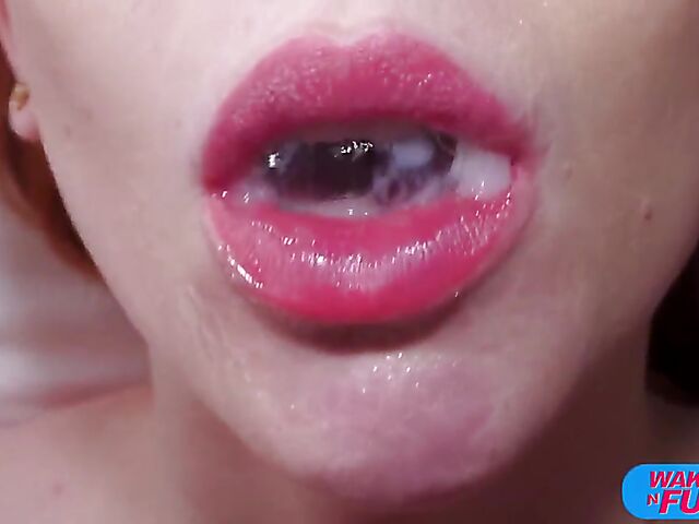 Kiara Lord - Juicy  redhead DP and butt fuck in her bed