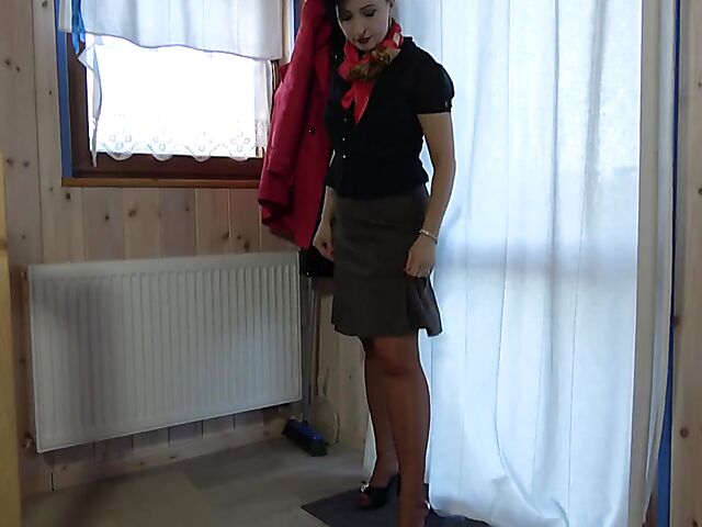 MILF nylon solo with elegant woman Wanilianna