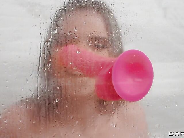 Curvy Codi Vore with huge natural tits fucks behind a blind guy's back