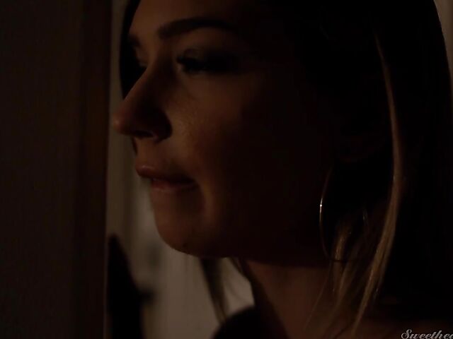 Lesbian fingering and squirting in the bedroom with Whitney Wright and Mackenzie Moss