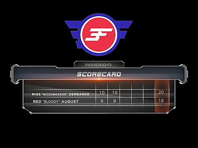 Lesbian fuck fight featuring Miss Demeanor and Red August