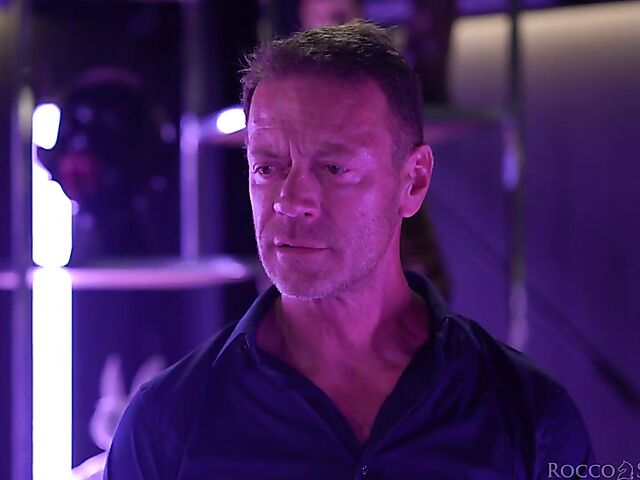 Rocco Siffredi anal milk play with Eveline Dellai and Angel Emily