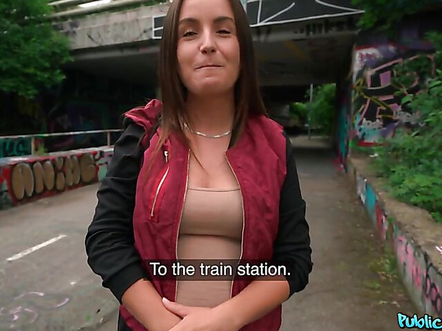 Sex for money under the bridge with Czech hottie Lenna Ross