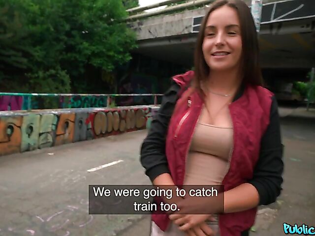 Sex for money under the bridge with Czech hottie Lenna Ross