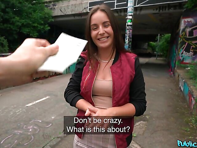 Sex for money under the bridge with Czech hottie Lenna Ross